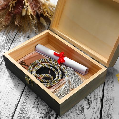 Graduation Memory Keepsake Box with Photo Custom 2026 Large Grad Card Box with Customized Picture Gift for Him Her for Graduate Grad High School Party(Black,Stylish) - Image 4