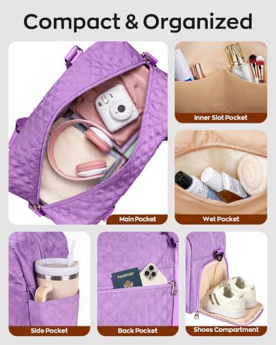 Girl Gifts for 8 9 10 11 12 13 14 15 year old, Travel Duffle Bag, Teen Gift - Image 3