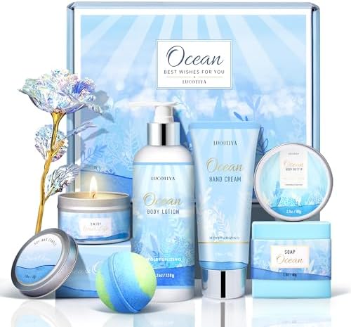 Gifts for Women, Ocean Scented Spa Gift for Women by LUCOTIYA