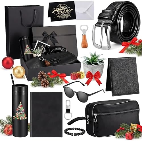 Skylety 12 Pcs Christmas Birthday Gift Set for Men, Christmas Tree by Skylety