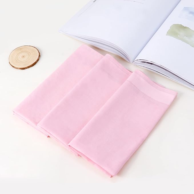 HOULIFE Men's Cotton Handkerchiefs, Solid Color 60S Soft Cotton Hankies for Men Women 6/12PCS 15.7"×15.7"