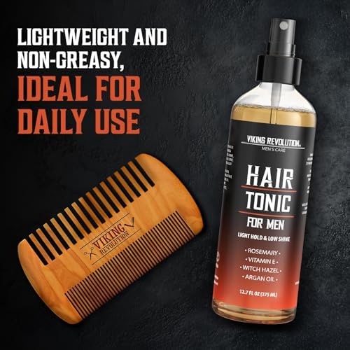 Viking Revolution Hair Tonic for Men - Sandalwood Texture Spray - 12.7 oz - Image 4