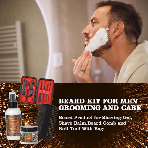 15Pcs Mens Perfume Bath & Body Care Gift Basket Set for Men, Father's Day - Image 5