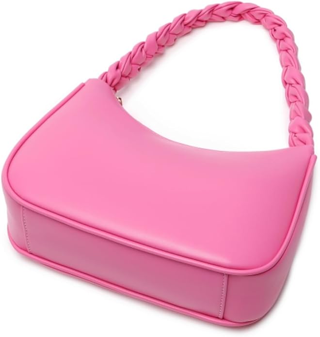 Shoulder Bags for Women, Cute Hobo Tote Handbag Mini Clutch Purse with Zipper Closure