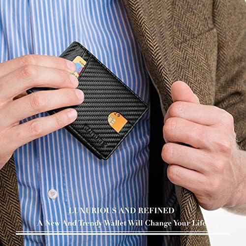 RUNBOX Wallet for Men -Slim Rfid Leather Mens Bifold Novelty Wallets 2 ID Window With Gift Box Men's Accessories - Image 6