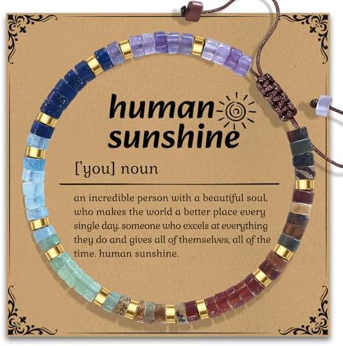 AGOT Thank You Gifts for Women: Teacher Appreciation Office Gifts for Coworkers Employee Boss Lady Manager Colleague Natural Stone Bracelet by AGOT
