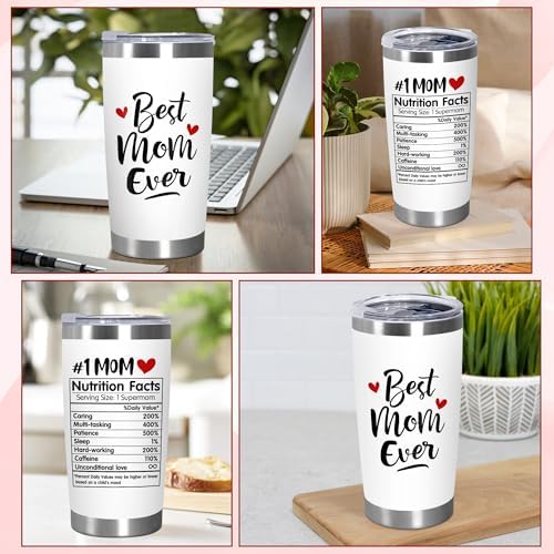 TEEZWONDER Birthday Gifts for Mom - 20 oz Stainless Steel Tumbler - Image 4