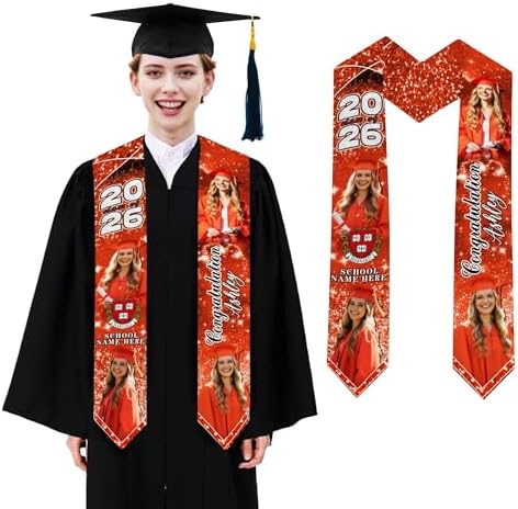 D-Story RN Graduation Stole Custom Nursing Stole Registered Nurse BSN MSN Graduation Sash Class of 2026 by Enjoy-yjl