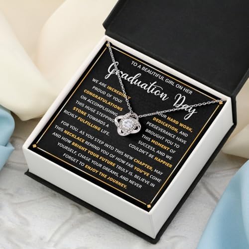 Graduation Necklace for Her 2026 – Inspirational Sterling Silver Necklace with Message Card & Gift Box, Graduation Gifts for Women, Daughter, Girlfriend, Sister, College & High School Grad - Image 3