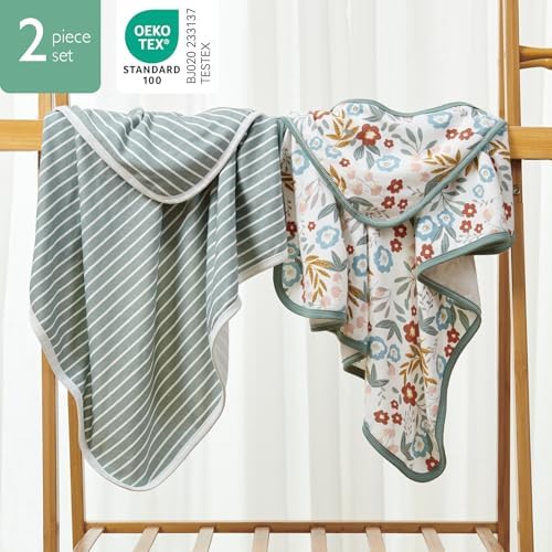 Momcozy Baby Towels, Soft Absorbent Bath Towel for Newborn&Toddler,Blossom - Image 3