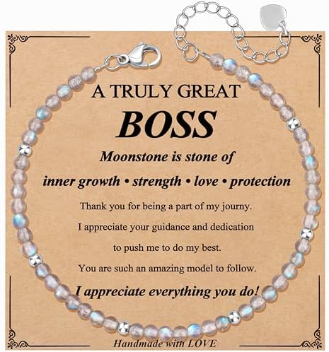 JoycuFF Moonstone Bracelet Christmas Birthday Valentines Gifts for Women by Joycuff