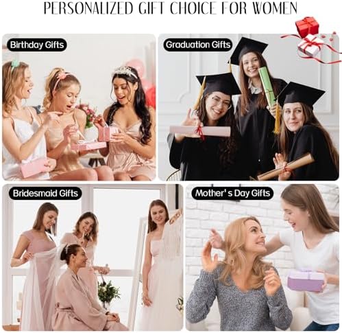 Gifts for Women Girls Personalized Initial Travel Makeup Bag - Image 7