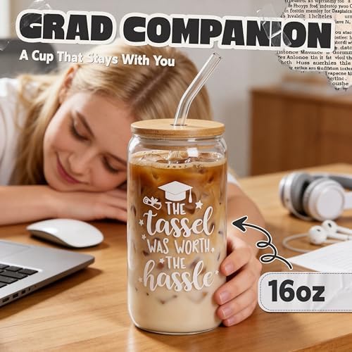 2026 Graduation Gifts Set for Her, College High School Graduation Gifts The Tassel Was Worth The Hassle, Class of 2026 Graduate Gifts Set for Her Daughter, Sister, Best Friend, Women - Image 3