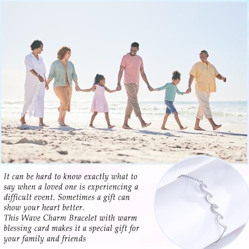 Gifts for Women, Cool Waves Bracelet Christmas Birthday Gift for Happy Birthday 21st, 30th, 40th, 50th, 60th Birthday Gift Ideas for Women Ladies Bestie Friend Sister Mom Daughter Wife Grandma - Image 6