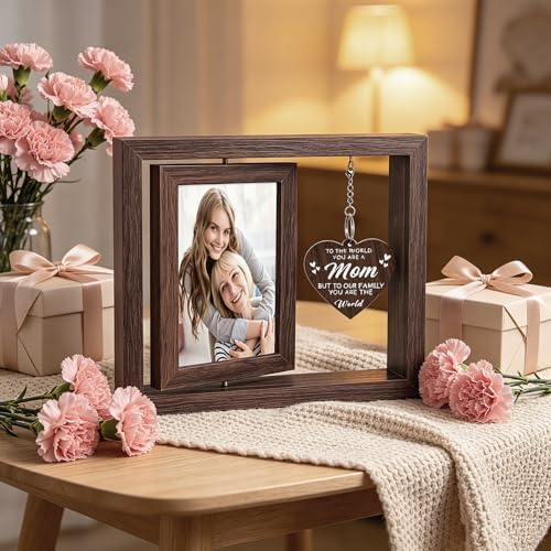 Mothers Day Gifts for Mom from Daughter Son, New Moms and First Time Mom Gift for Mother Wife Birthday Christmas Mothers Day Picture Frame Display Two 4x6 Photos - Image 4