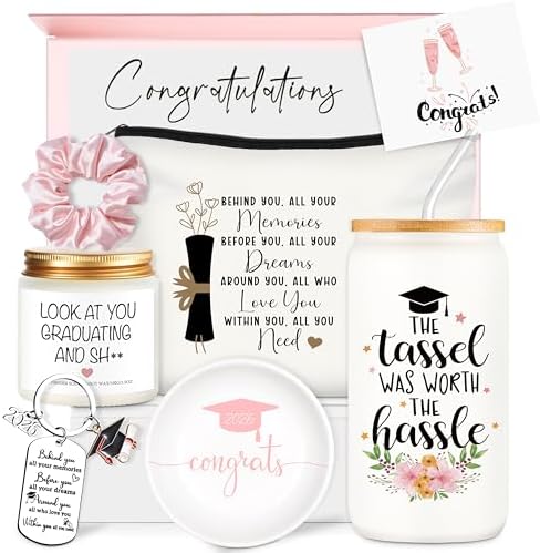 2026 Graduation Gifts for Women Her, The Tassel Was Worth The Hassle, High School College Master Degree Grad Gifts Class of 2026 Graduation Gift Set for Daughter, Sister, Friend by Geelfland