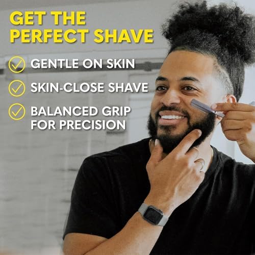 The Beard Club Beard Kit for Men - Grooming & Care Kit - Cedar & Sandalwood Oil, Cedar Balm, Shampoo, Brush, Comb, Trimming Scissors, Straight Edge Razor - Gift Set - Image 4