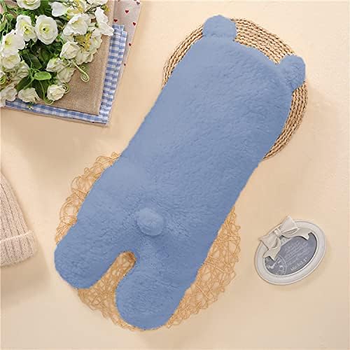 Nunibum Baby Swaddle Blanket Boys Girls Cute Bear Plush Essential Receiving Blanket Ultra-Soft Newborn Registry Sleeping Wraps for Infant 0-6 Months - Blue - Image 3