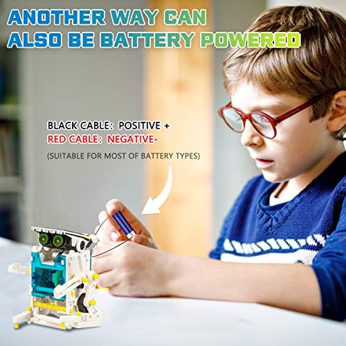 STEM 13-in-1 Solar Power Robots Toy,Educational Experiment DIY Robotics Kit - Image 3