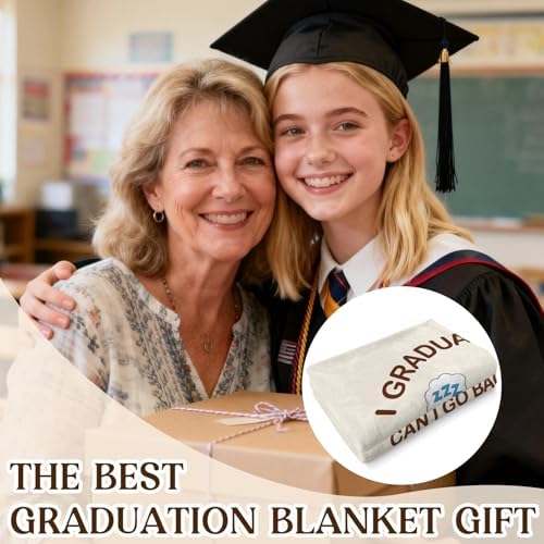 Funny Graduation Gift for Her Him - Sloth Throw Blanket, Graduation Gifts - Image 2