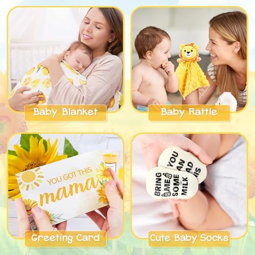 New Mom Gifts & Baby Boy Gift Set for Newborn,12PCS Pregnancy Gifts for for Mom to Be,Newborn Baby Gifts,Pregnancy Gifts for Expecting Mom,New Mom Care Package After Baby,Gifts for Women and Baby Boy - Image 6
