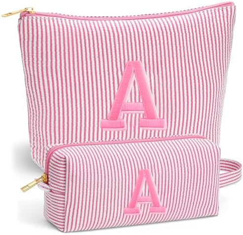 Christmas Birthday Gifts for Women Girls - Travel Makeup Bag by Fohufo