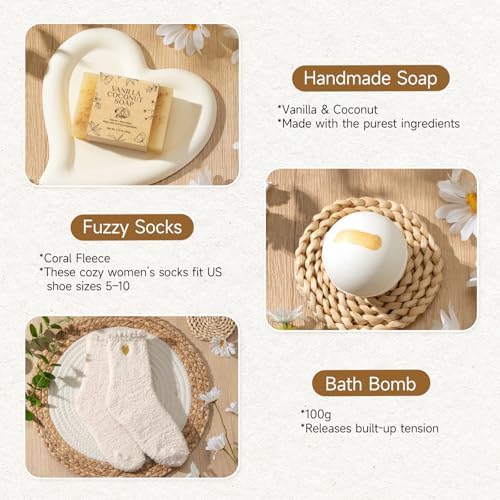 Frerdui Thank You Gifts for Women Appreciation Gift Box for Coworker Teacher Boss Employee Appreciation Self Care Gift Set with 16oz Thank You for Being Awesome Glass Cup Notebook Candle & Spa Items - Image 6