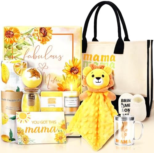 New Mom Gifts & Baby Boy Gift Set for Newborn,12PCS Pregnancy Gifts for for Mom to Be,Newborn Baby Gifts,Pregnancy Gifts for Expecting Mom,New Mom Care Package After Baby,Gifts for Women and Baby Boy by FortuningsJDS