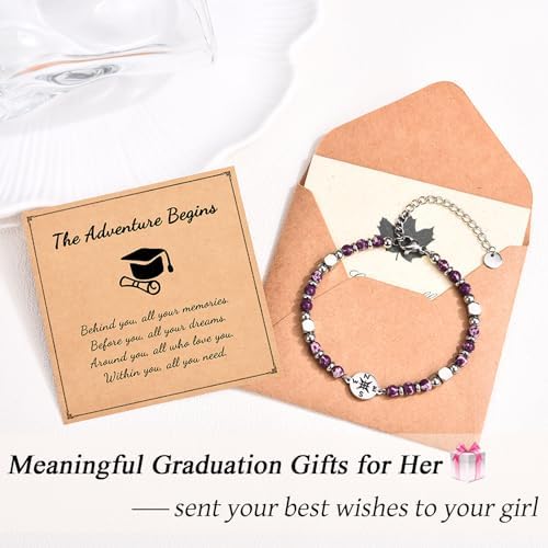 2026 Graduation Gifts for Women Her, Compass Bracelet for Girls Women - Image 3