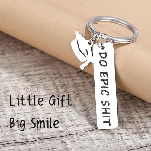 Quietsun Unique 2026 Graduation Gifts Her/Him - Meaningful/Funny Keychains with Graduation-Cap-Shape Box - Image 4