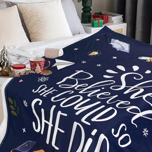 Congratulations Gifts for Women, Inspirational Blanket 60"X50" - Image 6