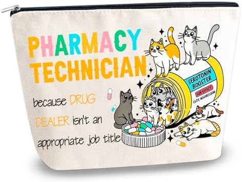 Pharmacy Technician Accessories Pharmacy Technician Gifts Makeup Bag by yinssa