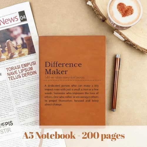 iAOVUEBY Thank You Gift for Women w/Difference Maker Journal, Employee Appreciation Gifts for Coworkers, Teacher, Nurse, Secretary, Mentor, Leader, Boss Day Gift Basket - Image 4
