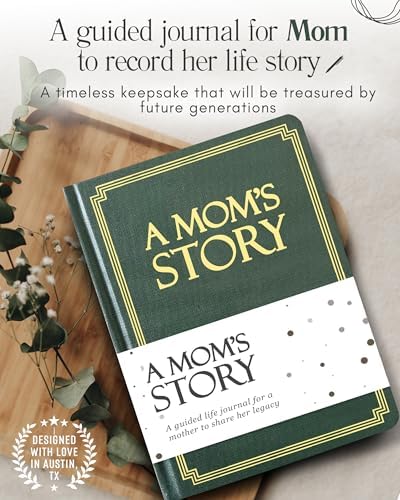 Mom's Life Story Journal (Hardcover): A Meaningful Keepsake for Mom to Share Her Journey and Memories, Book Includes 250+ Prompt Questions, Sentimental Gifts for Mother's Day, Birthday & Christmas - Image 3