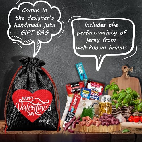 Beef Jerky Valentines Variety Pack - Valentines Day Gifts for Him Basket - Image 3