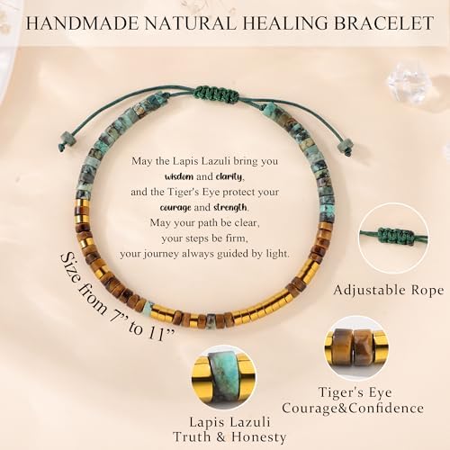 JoycuFF Morse Code Bracelets Christmas Birthday Gifts for Women Her - Image 4