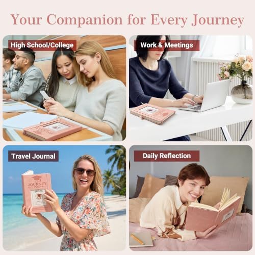 Graduation Journal for Her with Photo Frame - A New Journey Awaits A5 Notebook & Pen Gift Set, Memorable Farewell Gift for Coworker, Retirement Gifts for Women, Going Away, New Job - Image 2