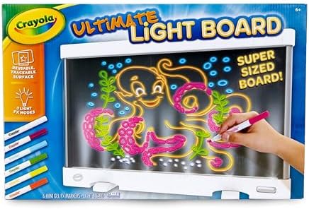 Crayola Ultimate Light Board - White, Kids Drawing Tablet, Gifts for Kids, LED Drawing Board, Sketching Art Projector, Toys for Boys & Girls, 6+ - Image 2