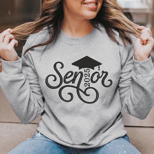 Chillever - Custom Embroidered Senior Sweatshirt, Custom Class of 2026 Graduation Shirt, Grad to be, Graduation Gifts - Image 6