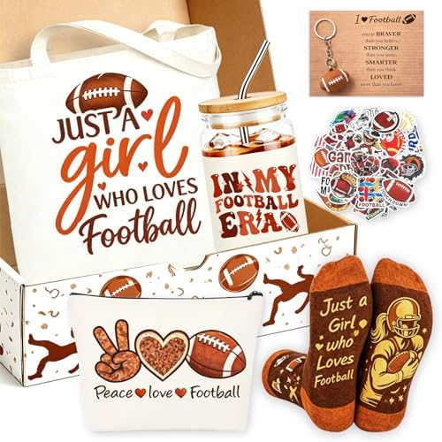 Football Birthday Gifts for Teen Girls Mom American Football Gift Set by Jioigftsy