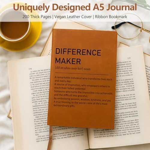 iAOVUEBY Employee Appreciation Gifts for Coworkers, Difference Maker Gift with Journal, Thank You Gift for Women, Teacher, Nurse, Secretary, Mentor, Leader, Counselor, Assistant Principal - Image 4