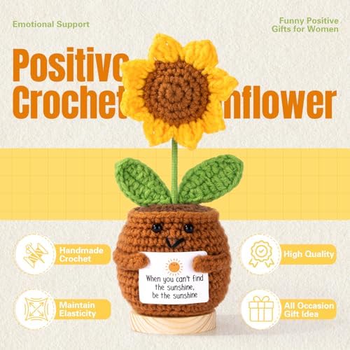 Gift Baskets for Women, 9pcs Unique Happy Birthday Gifts for Women, Best Inspirational Get Well Christmas Sunshine Sunflower Ideas Box for Her Sister Friend Friendship Mom - BRIGHTEN UP HER DAY! - Image 5