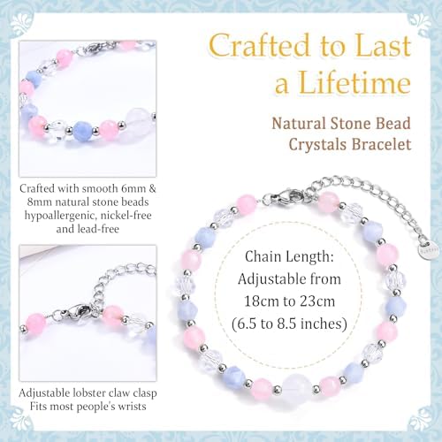 EPIRORA Graduation Gifts Bracelets for Her, Colorful Beaded Bracelets for Women, Class of 2026 Grad Gifts for 5th 8th Grade, Elementary Middle High School, College & Master Degree with Graduation Card - Image 3