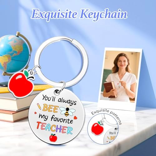 HAPPYPOP Funny Socks with with Keychain - Teacher Appreciation Graduation Gifts for Women Men - Image 5