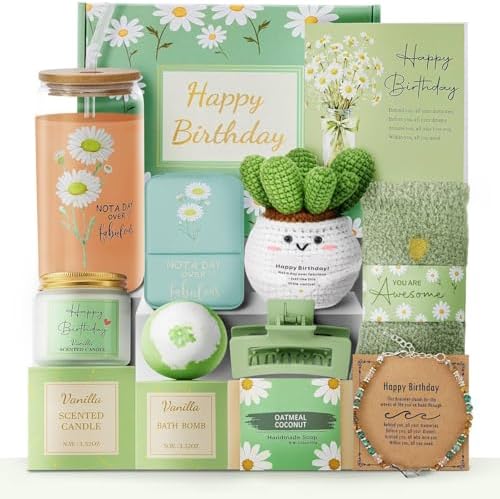 Birthday Gifts For Women 11PCS Womens Birthday Gifts Birthday Box Basket by Uongeod
