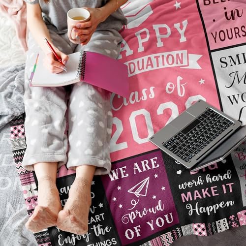 Graduation Gifts Blanket 60’’X50’’, Graduation Decorations Gift for Her/Women, Class of 2026, College/Masters Degree/High School Graduation Present - Image 4