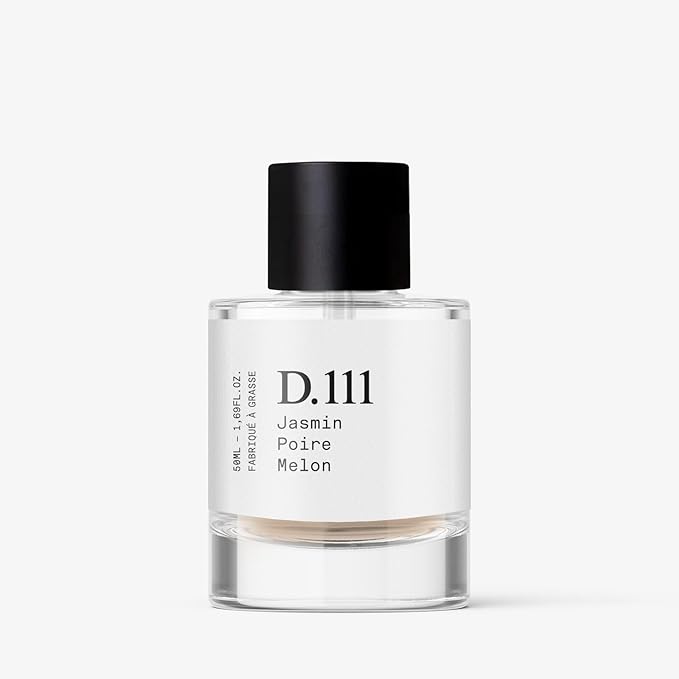 – D.111 – Eau de Parfum Inspired by D. J'ad.ore, Made in Grasse (France), Long-Lasting Perfume for Women, Jasmine & Pear, Vegan, Clean Ingredients, Fragrance – Spray 50 ml | 1.7 fl. oz.