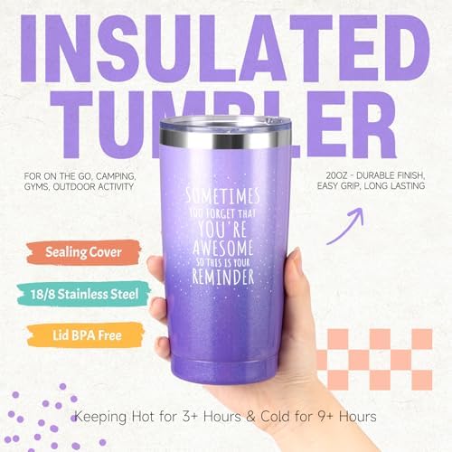 Gift Baskets for Women, 9pcs Unique Happy Birthday Gifts for Women, Best Mothers Day Christmas Gifts Get Well Soon Basket Appreciation Ideas Box w/Tumbler Her Mom Sister Friend Friendship Teacher - Image 4