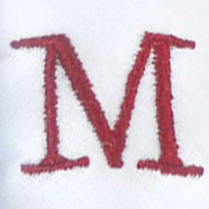 Initial Handkerchief for Men, Monogrammed Boxed 3 Piece Set,100% Cotton