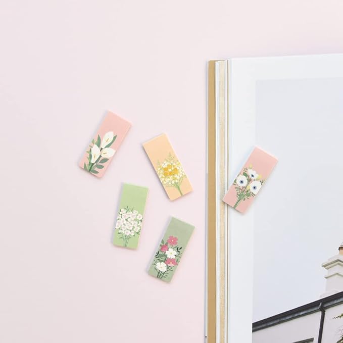 Monolike Magnetic Bookmarks Flower for You ver.1 + ver.2, 10 Pieces